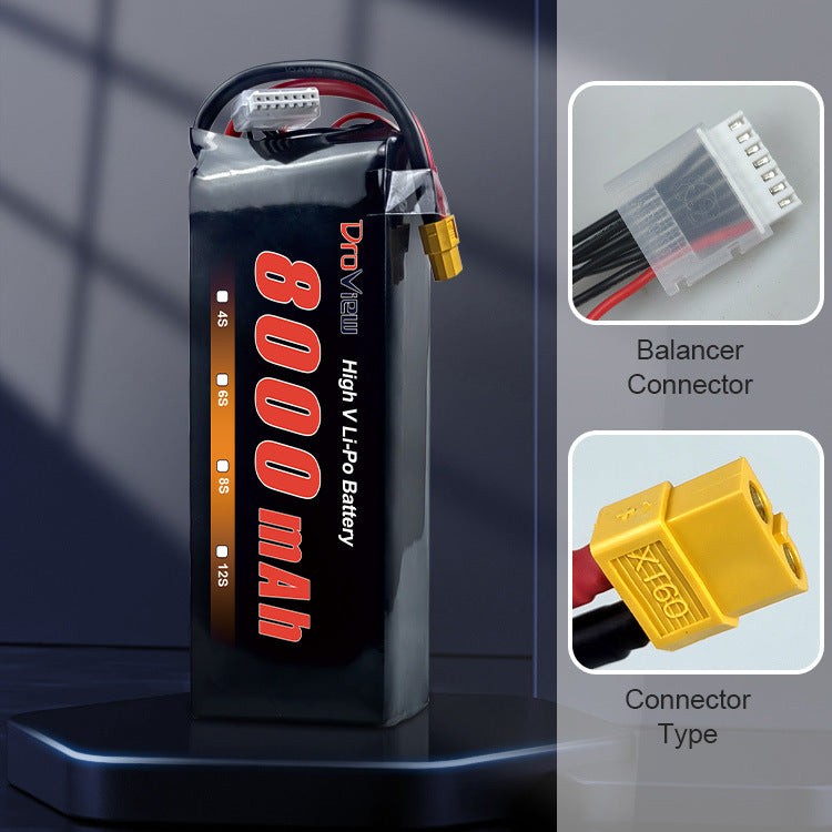 Droview Polymer battery 8S8000mAh30.4V High voltage is suitable for FPV13 "15" UAV