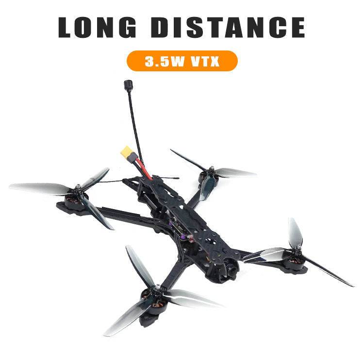 7 inch UAV 5.8G3w image transmission long range aircraft High endurance FPV traverser carbon fiber quick removal UAV four axes