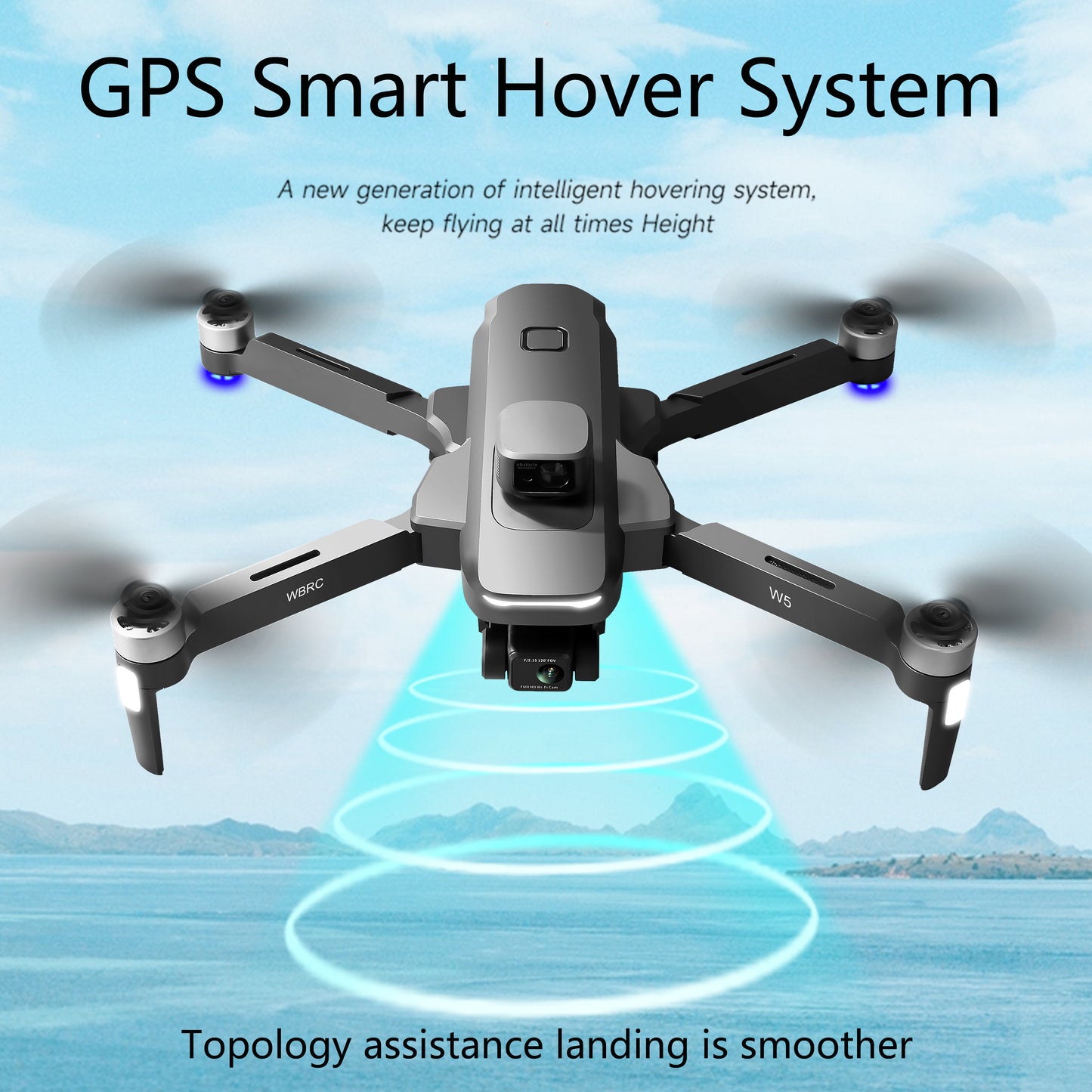 4K HD dual camera 5km remote control UAV 5G speed transmission intelligent obstacle avoidance GPS optical flow fixed point hovering UAV