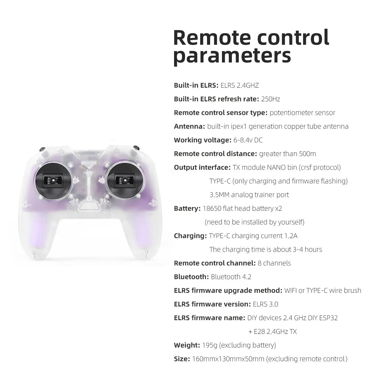 HGLRC C1 remote control