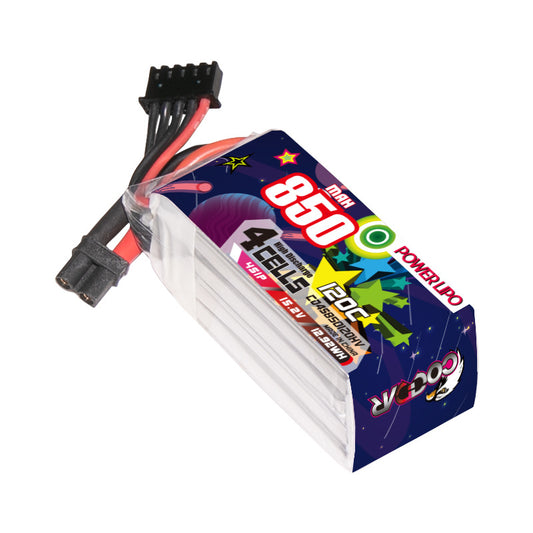 850MAH 4S 15.2V 120C Lightweight FPV UVLithium Battery