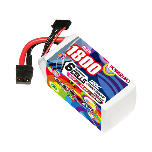 1800MAH 6S 22.2V 120C High Voltage Aircraft Model 5 Inch Traverser FPV Lithium Battery