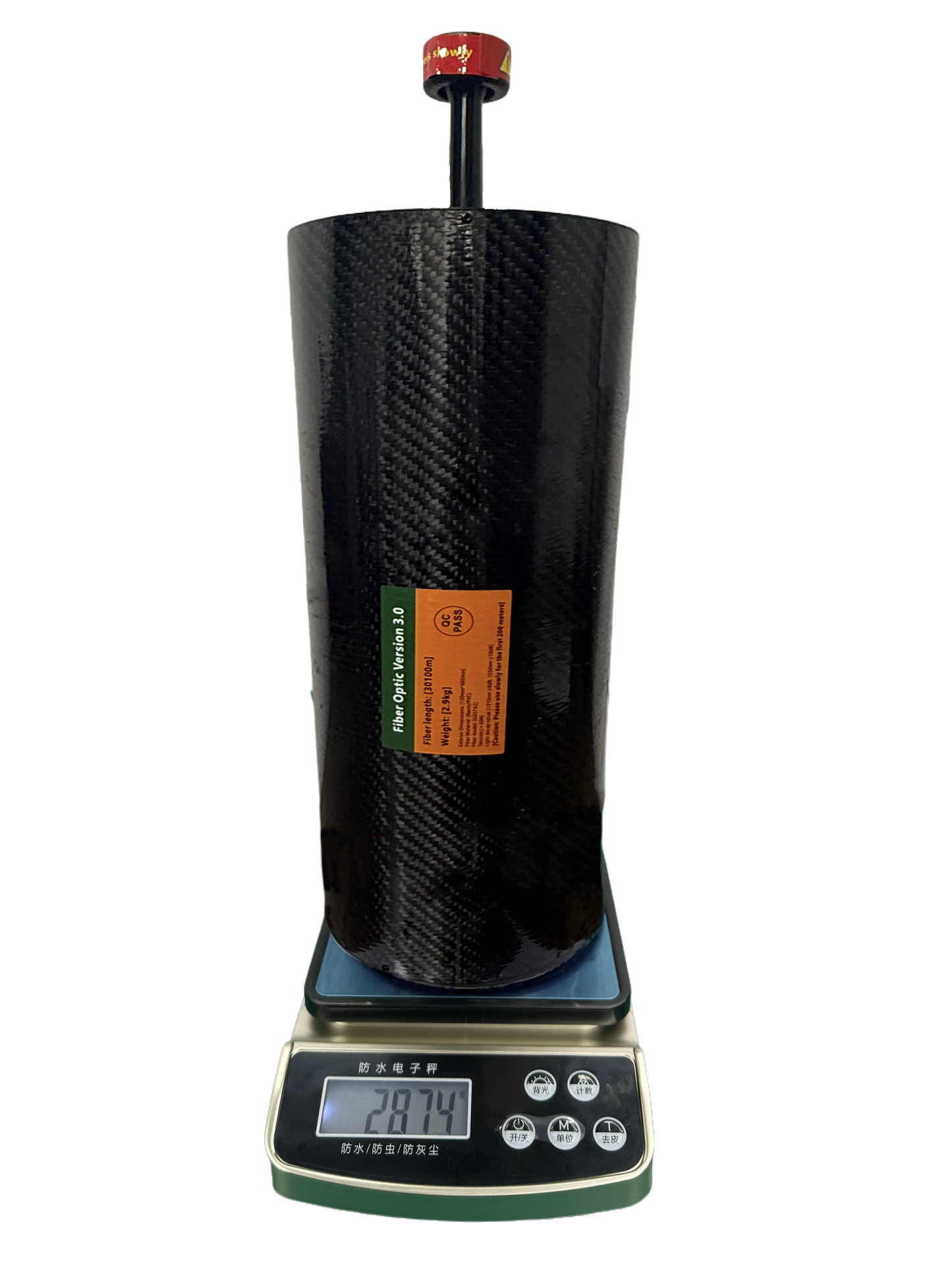 Anti-interference optical fiber bucket for unmanned aerial vehicles